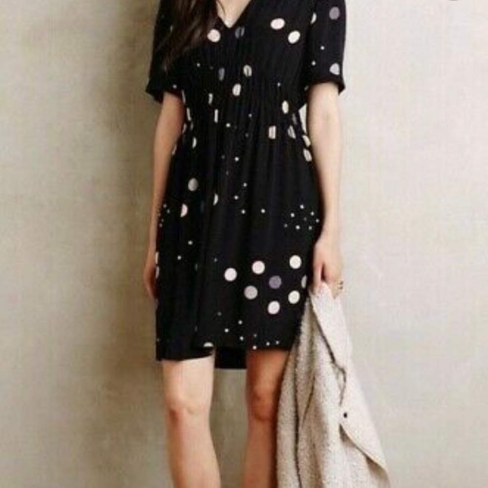 Antropologie Polka Dots Sunday Dress